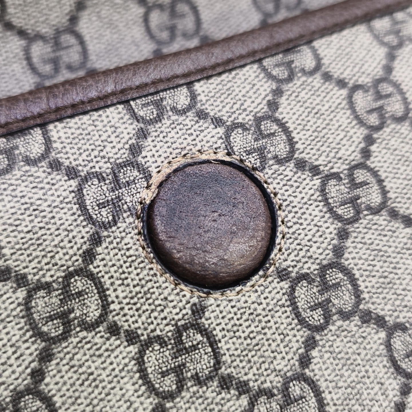 Neo Vintage Monogram Coated Canvas Beige