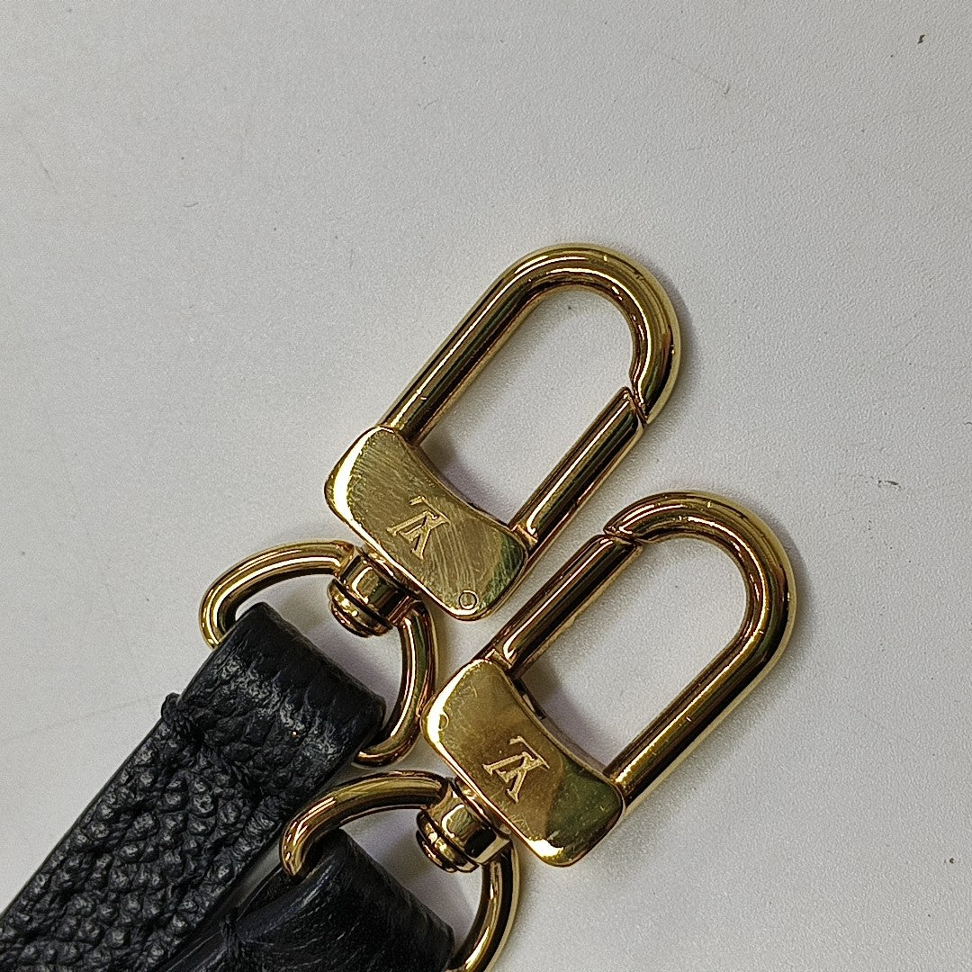 SAC PLAT Mini Monogram Calfskin Black