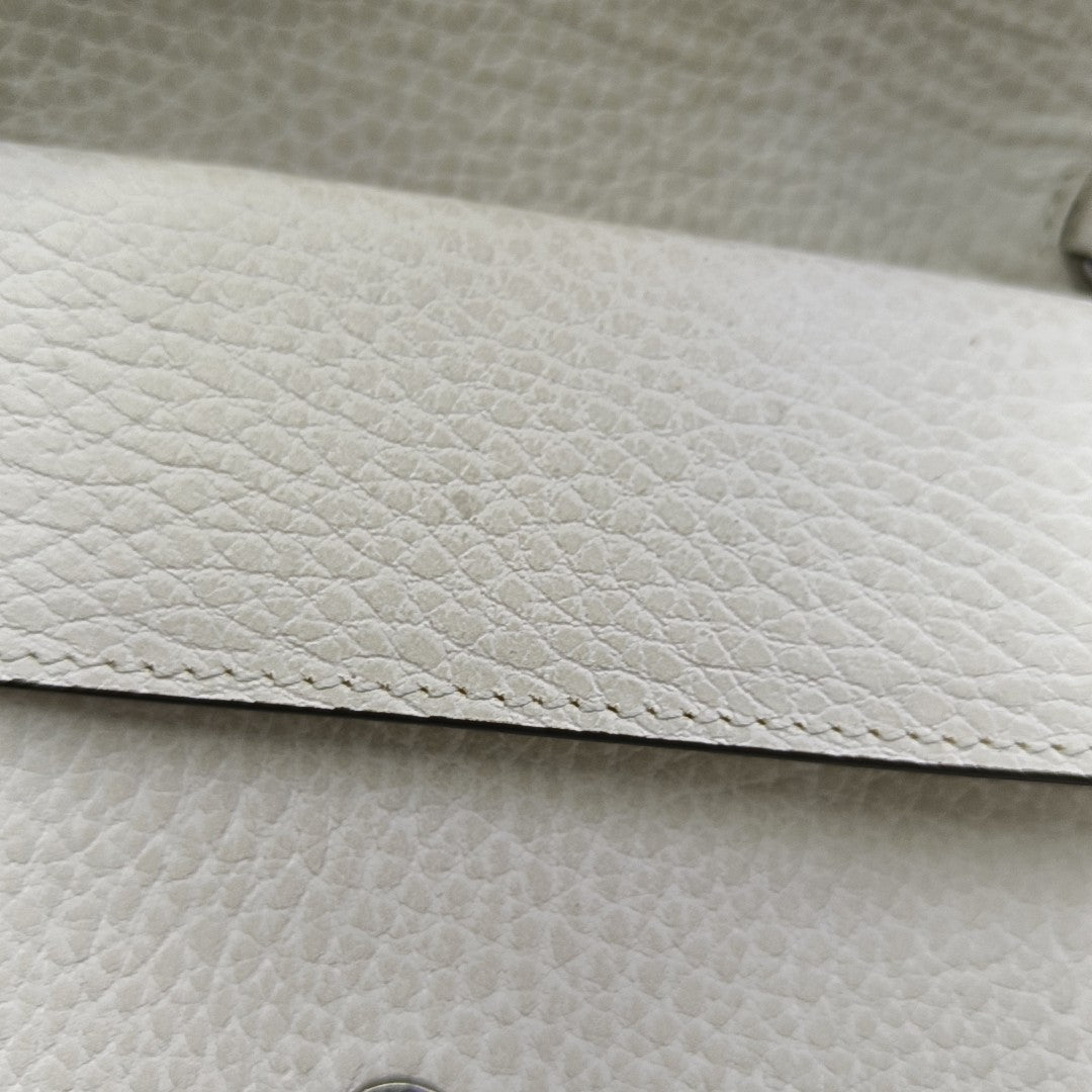 Dionysus Super Mini Calfskin White