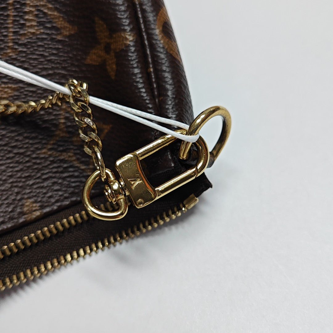 ACCESSOIRES Mini Monogram Coated Canvas Brown