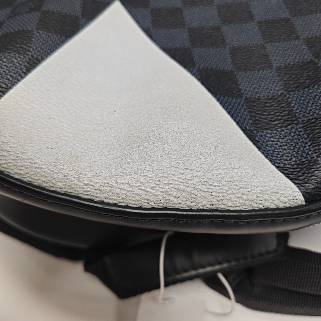JOSH Damier Graphite Coated Canvas Black