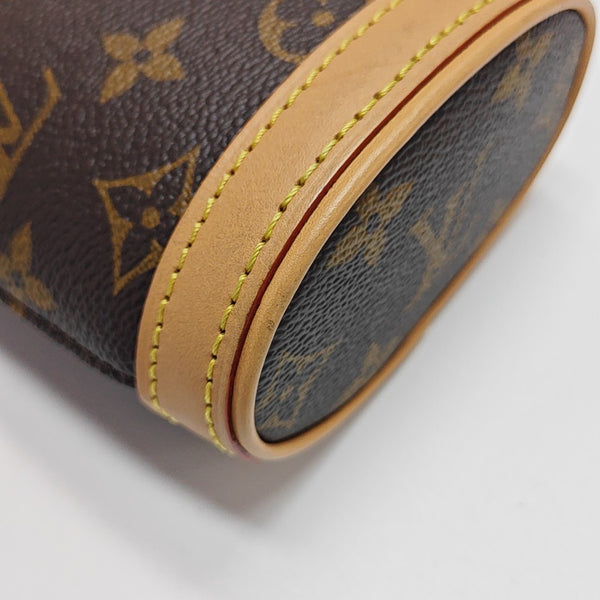 FOLD ME Monogram Coated Canvas Brown