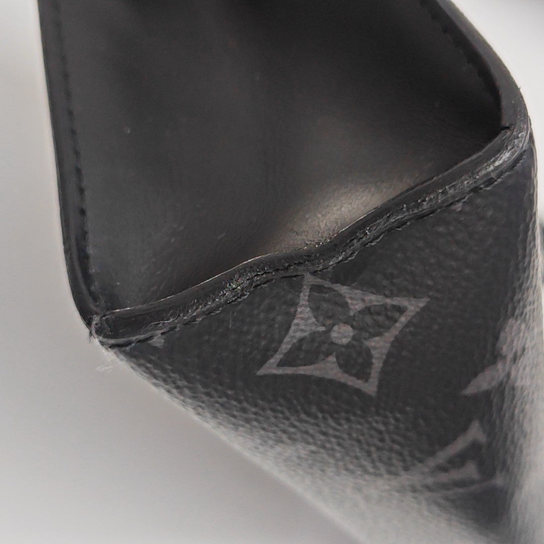Pochette Voyag MM Monogram Coated Canvas Black
