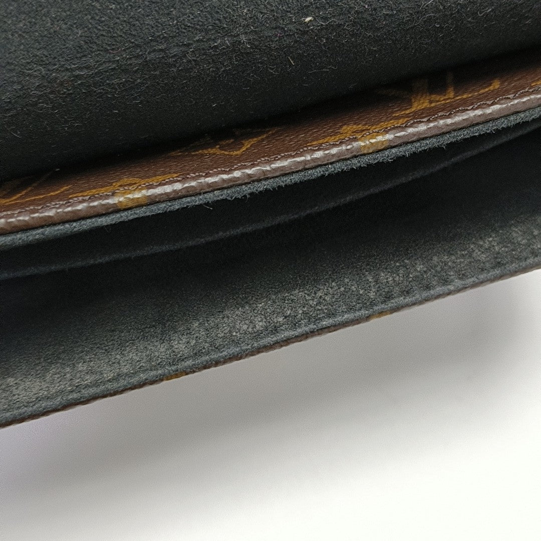 LOCKY BB Monogram Coated Canvas Brown