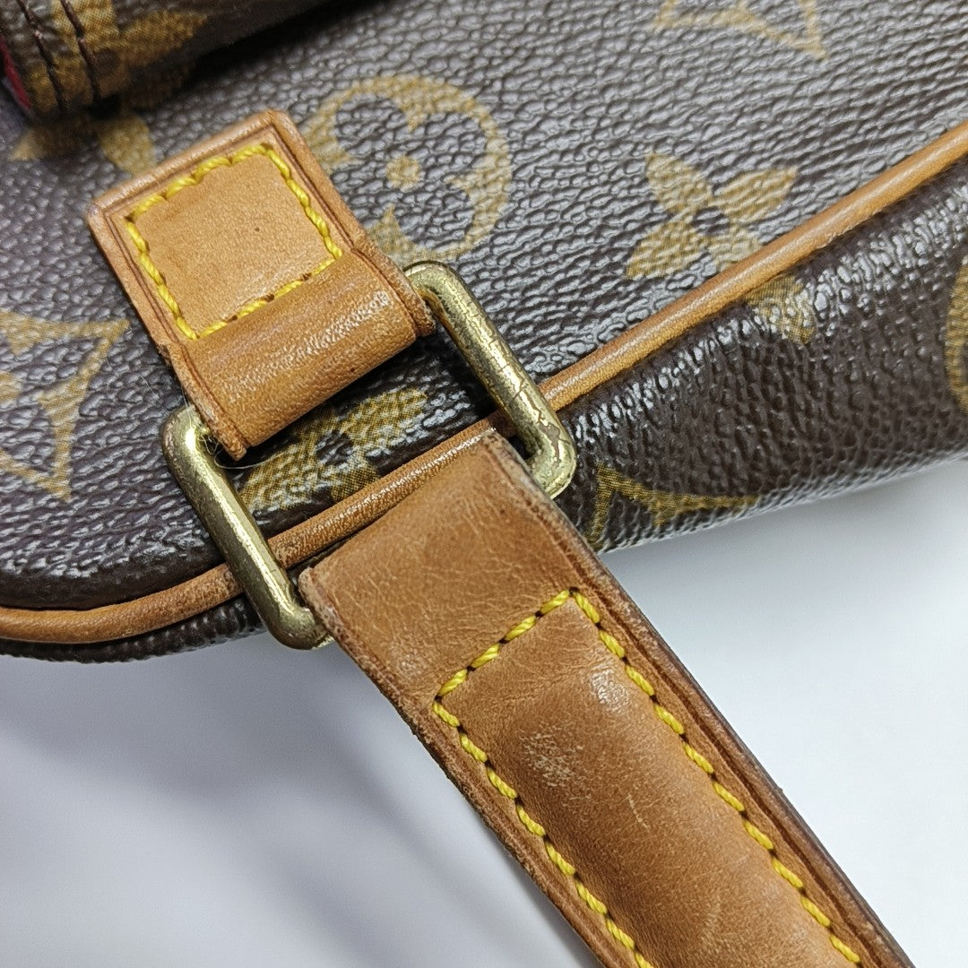 EXCENTRI-CITE Monogram Coated Canvas Brown