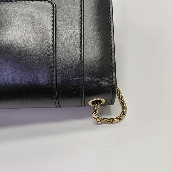 SERPENTI FOREVER Small Calfskin Black