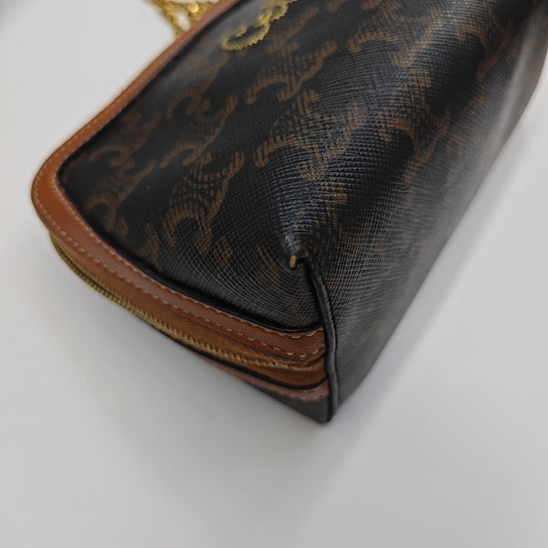 TRIOMPHE CANVAS Small Coated Canvas Brown