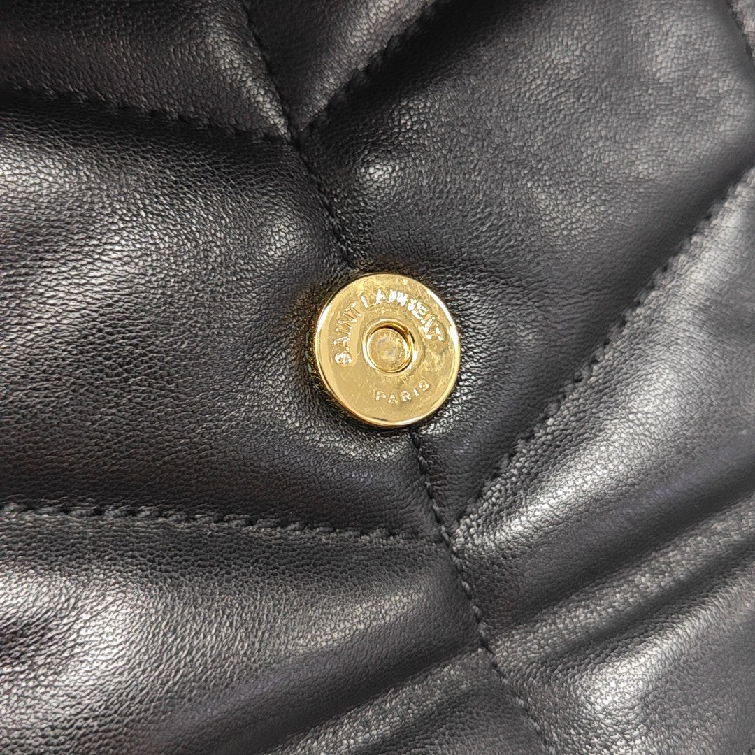 PUFFER Quilted Lambskin Black