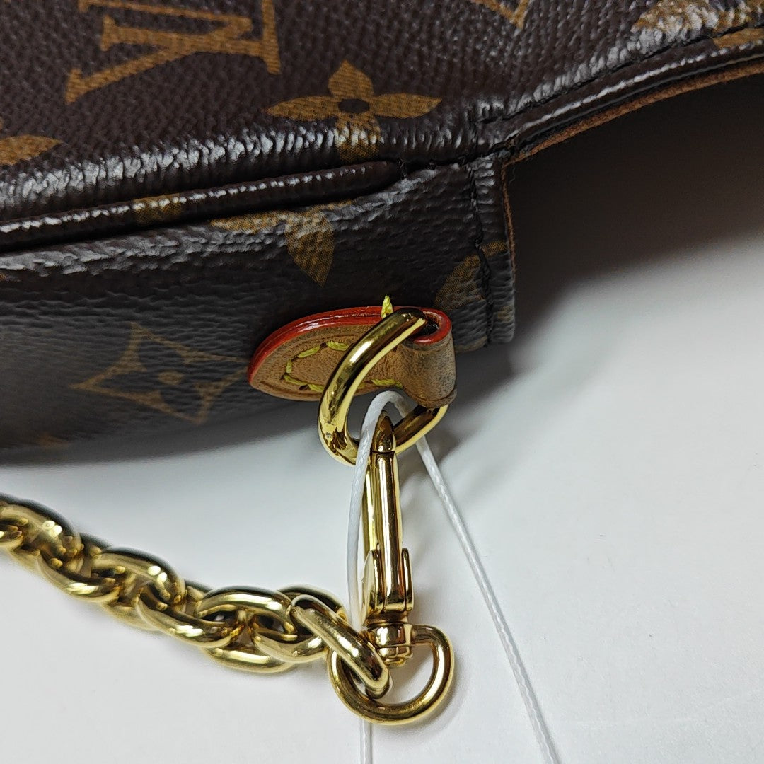 IVY Monogram Coated Canvas Brown