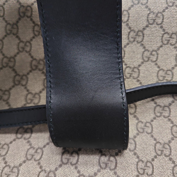 Padlock Medium Monogram Coated Canvas Beige