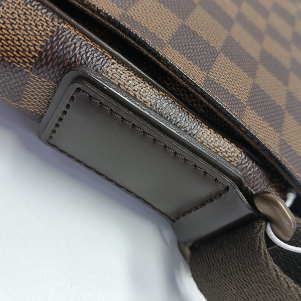 BROOKLYN Damier Ebene Coated Canvas Brown