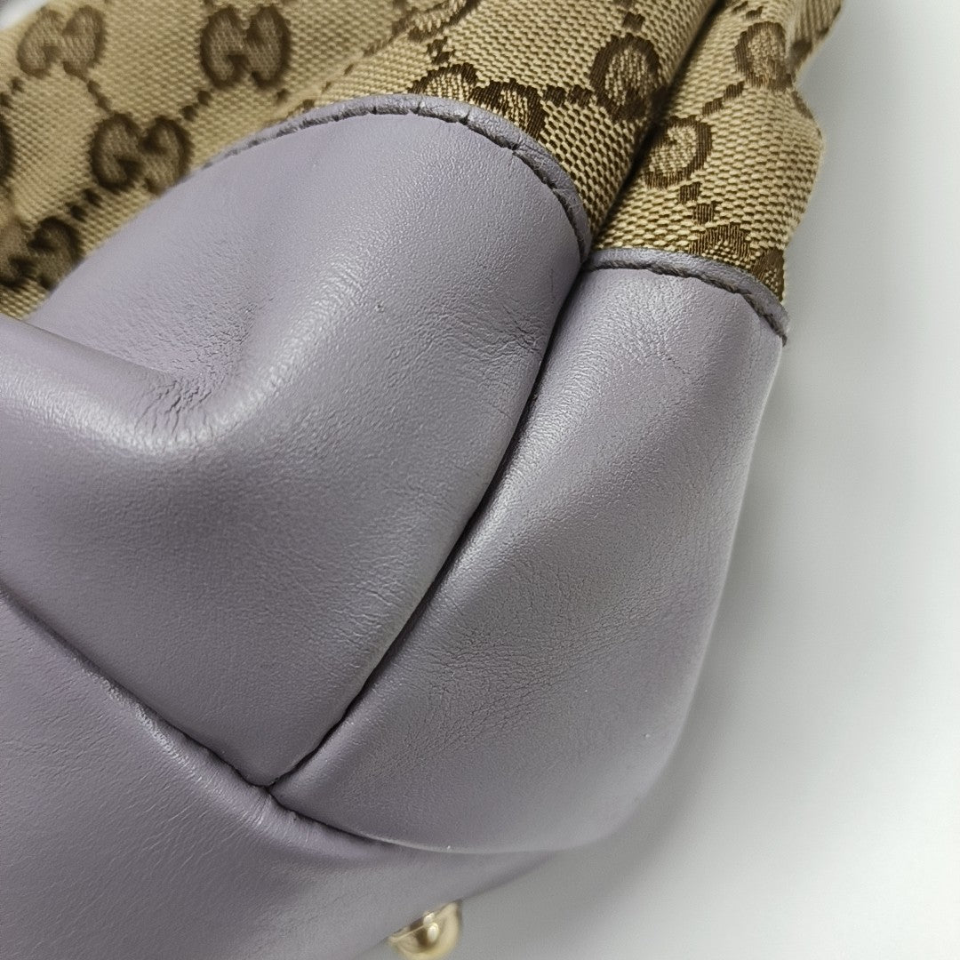 Monogram Canvas Tote Bag Brown