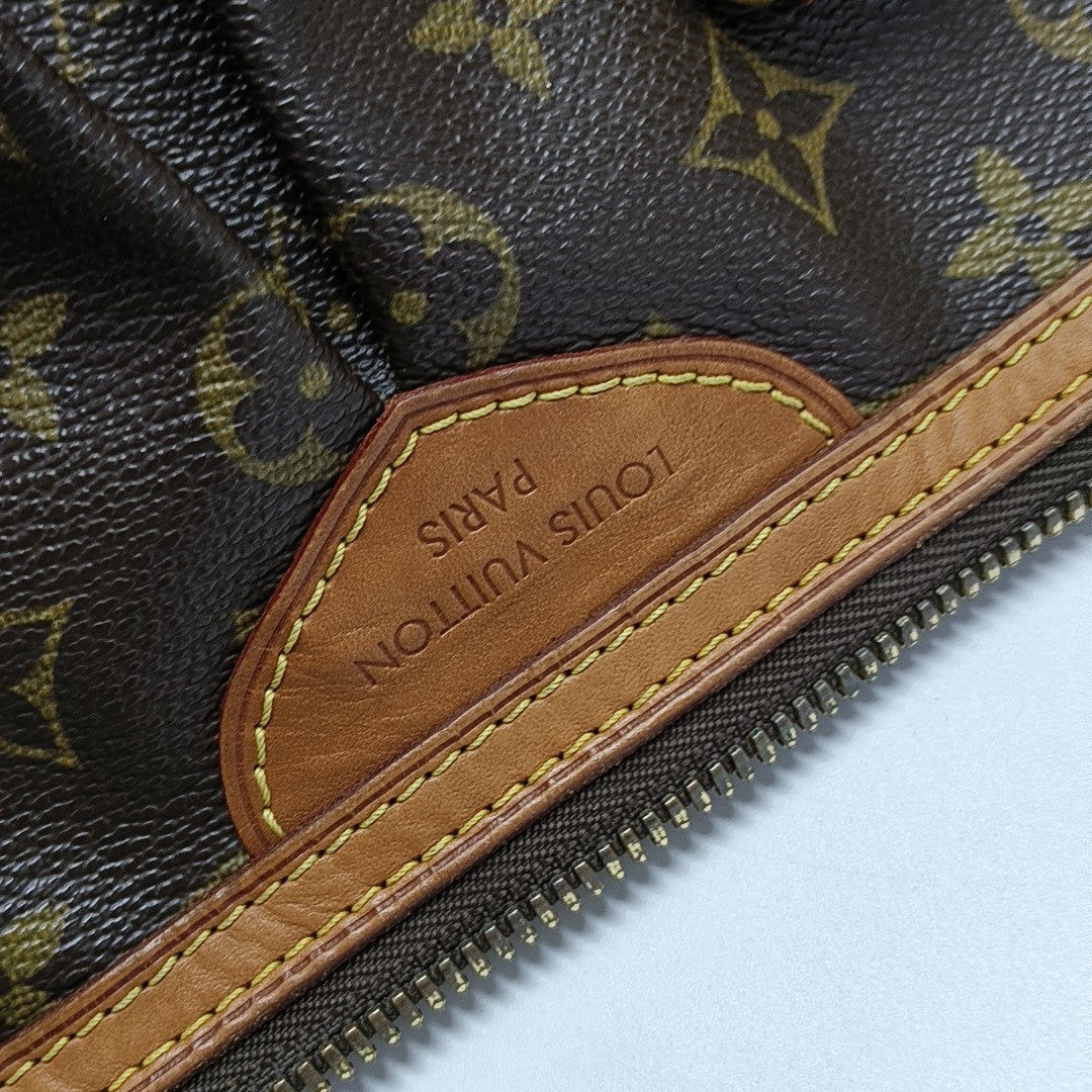 PALERMO PM Monogram Coated Canvas Brown