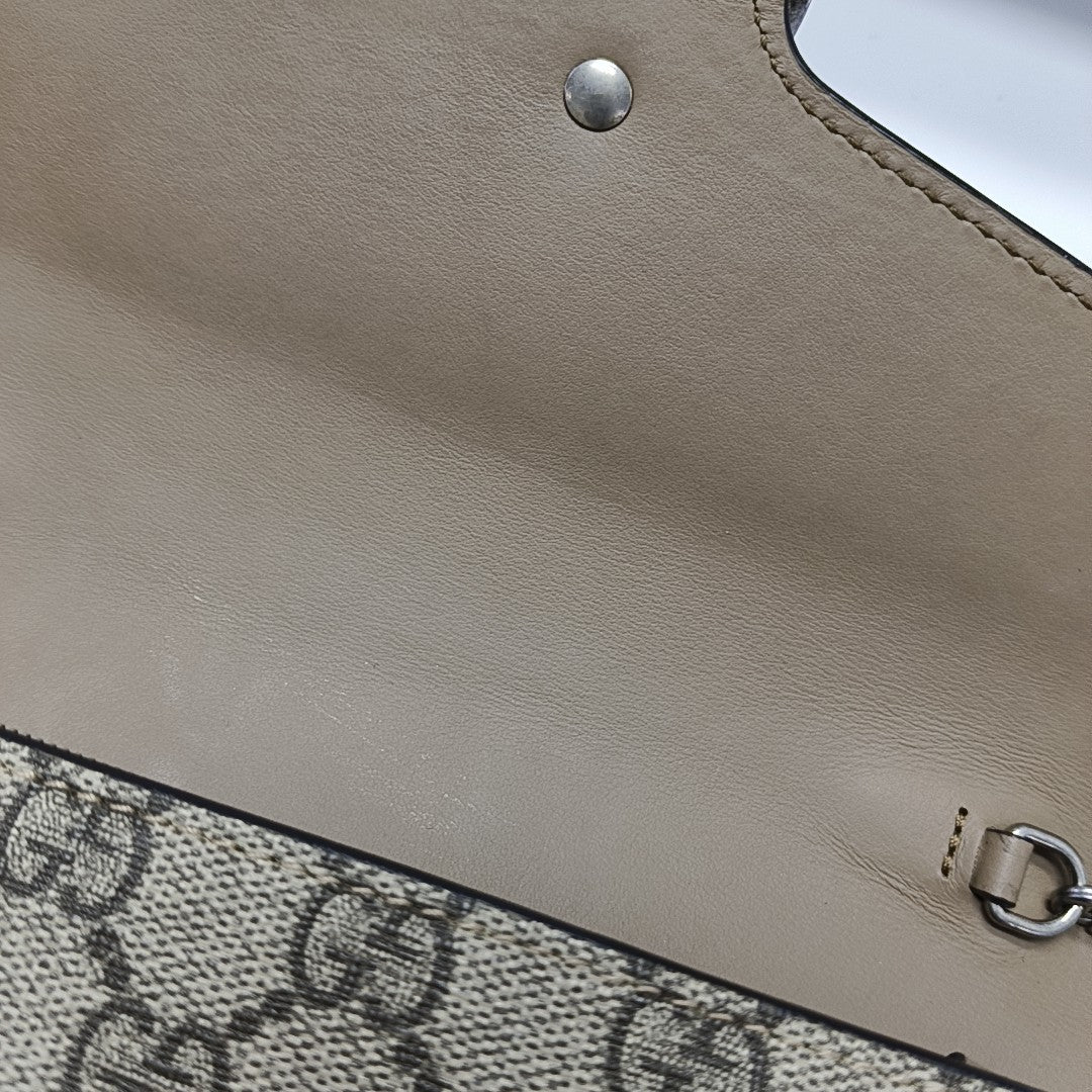 Dionysus Monogram Lona Revestida Beige