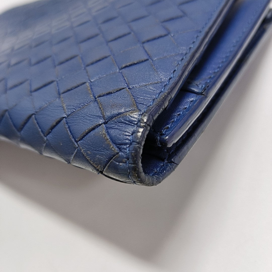 Calfskin Wallet Blue