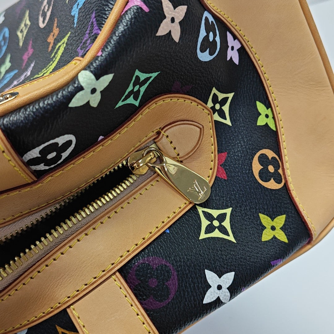 LV × TM CLAUDIA Monogram Coated Canvas Black