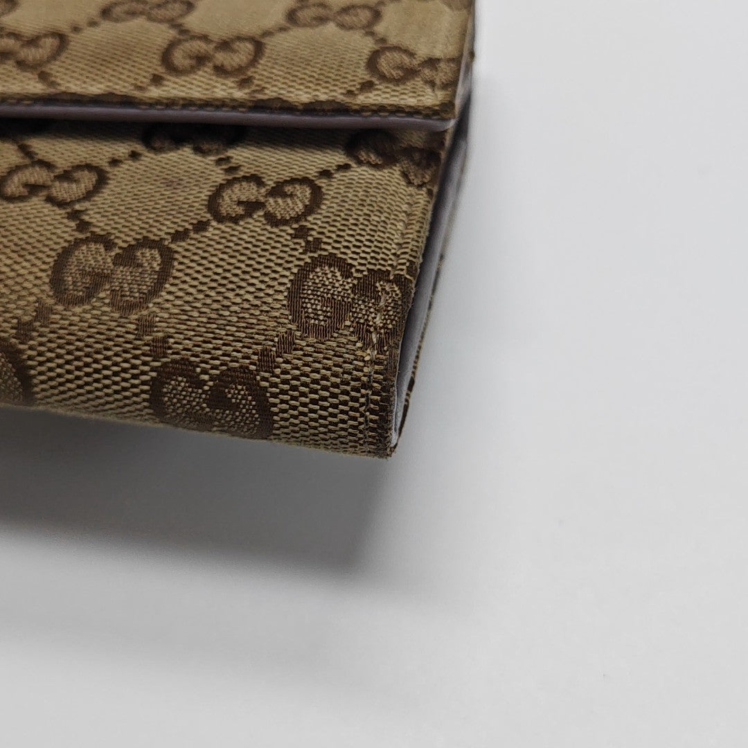 Monogram Canvas Wallet Brown