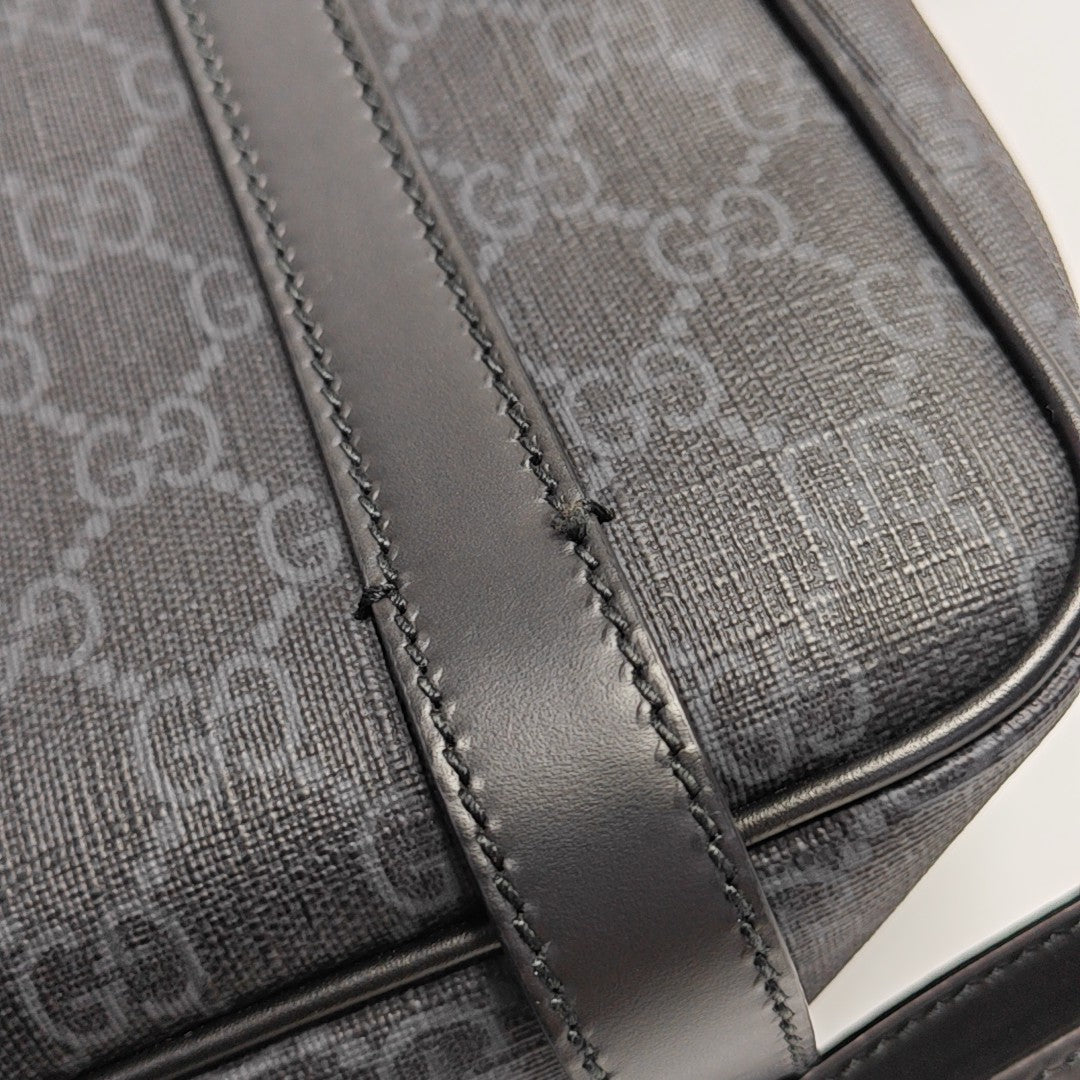 Monogram Coated Canvas Black