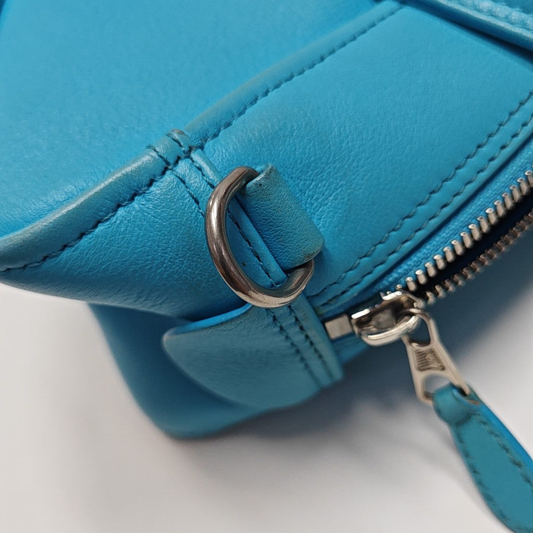 Triangle Calfskin Blue