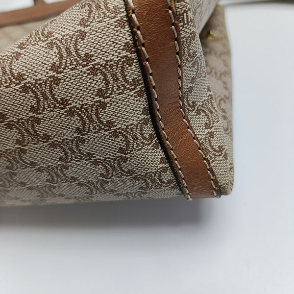 MACADAM CLUTCHES Coated Canvas Beige