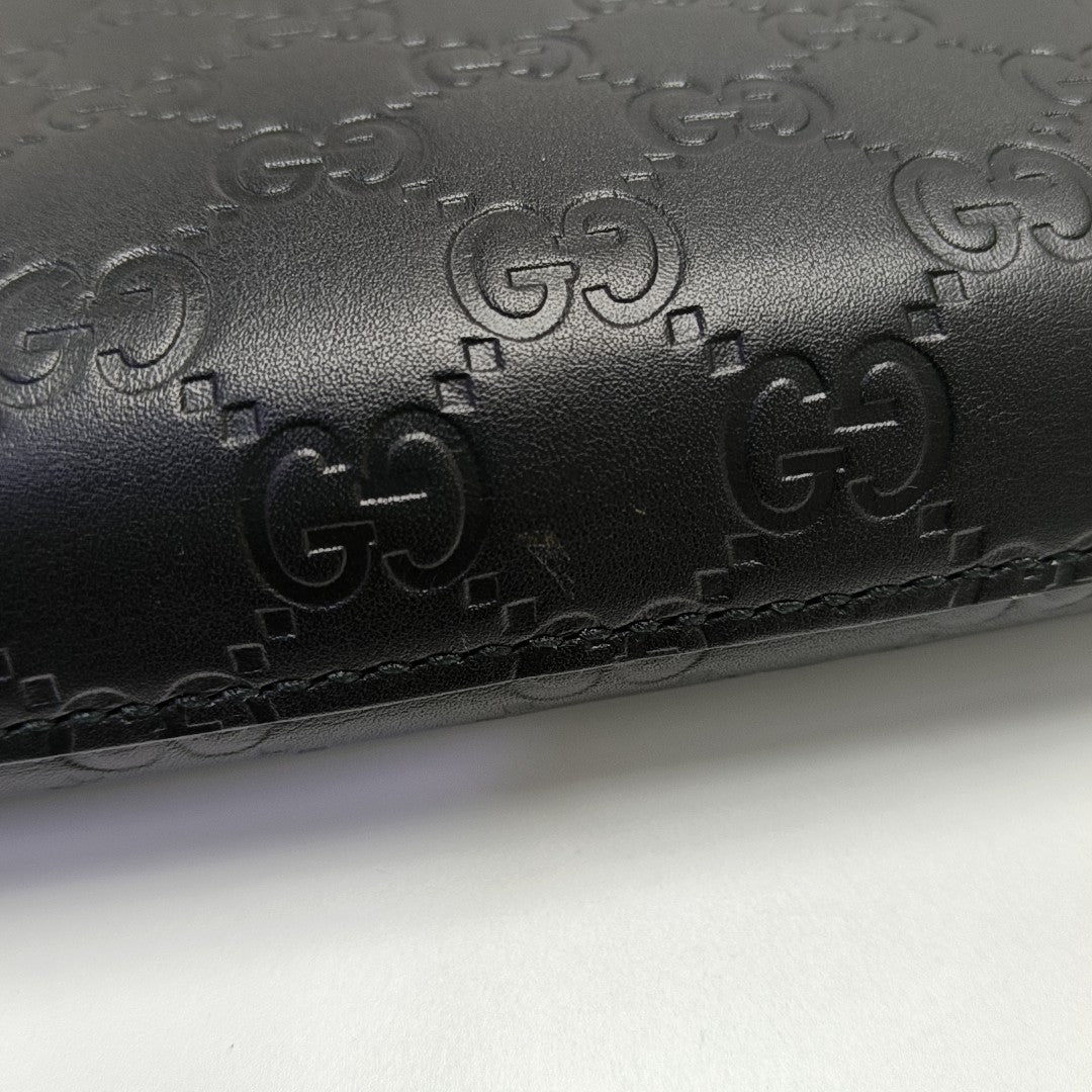 Signature Monogram Calfskin Black