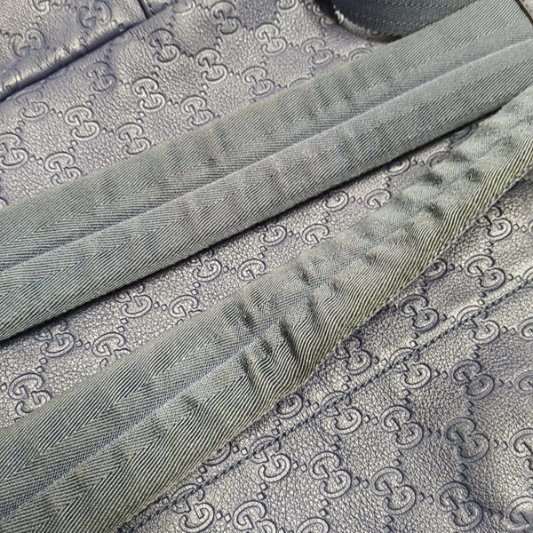 Signature Monogram Calfskin Blue
