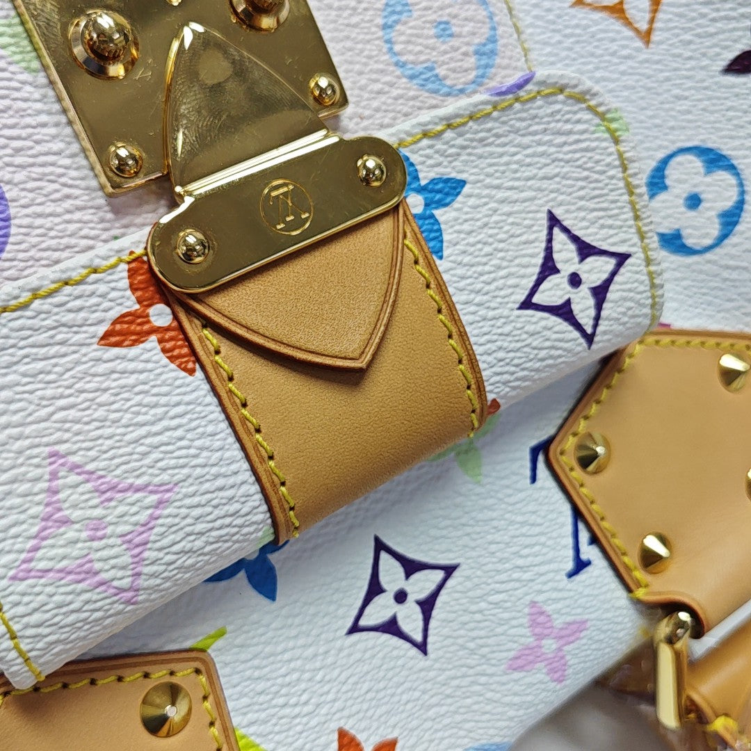 LV × TM SPEEDY 30 Monogram Coated Canvas White