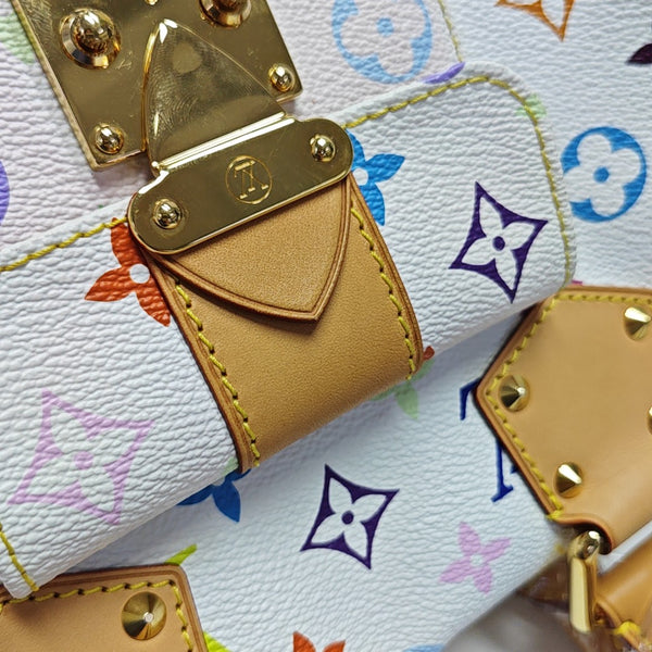 LV × TM SPEEDY 30 Monogram Coated Canvas White