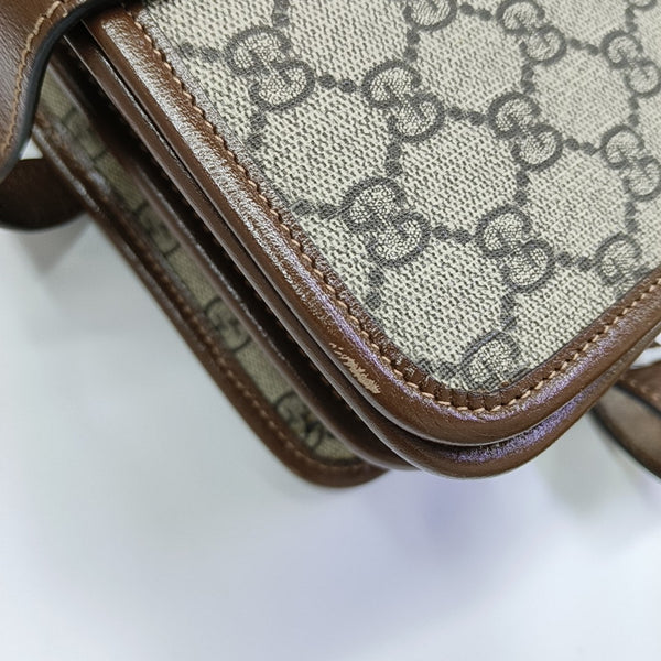 Retro Mini Monogram Coated Canvas Beige
