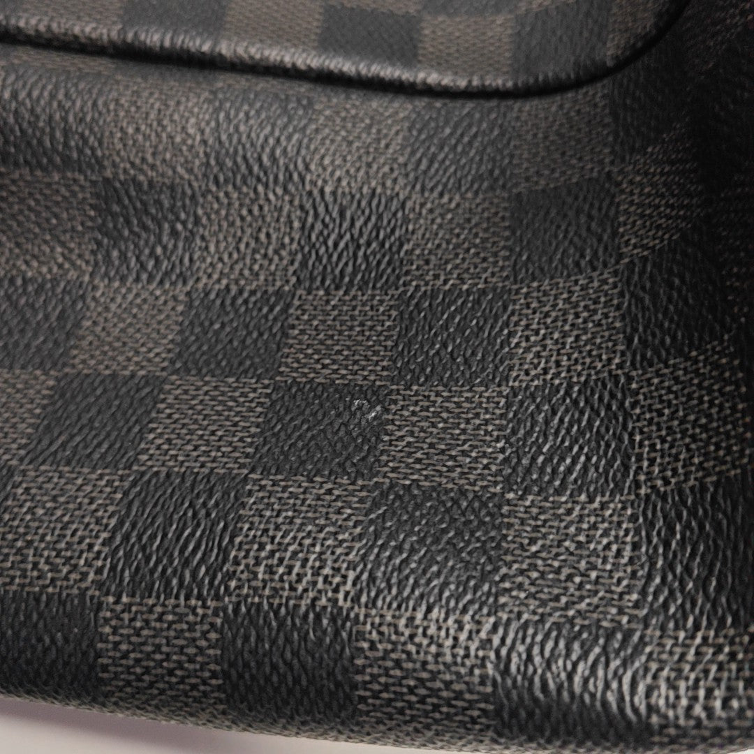 ZACK Damier Graphite Coated Canvas Gray