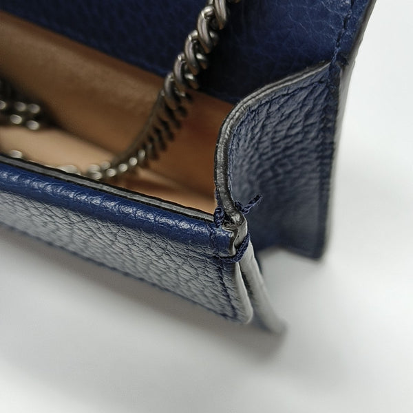 Dionysus Super Mini Calfskin Blue