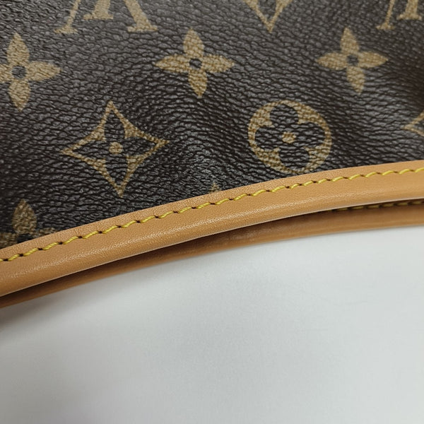 CARRYALL Small Monogram Coated Canvas Brown