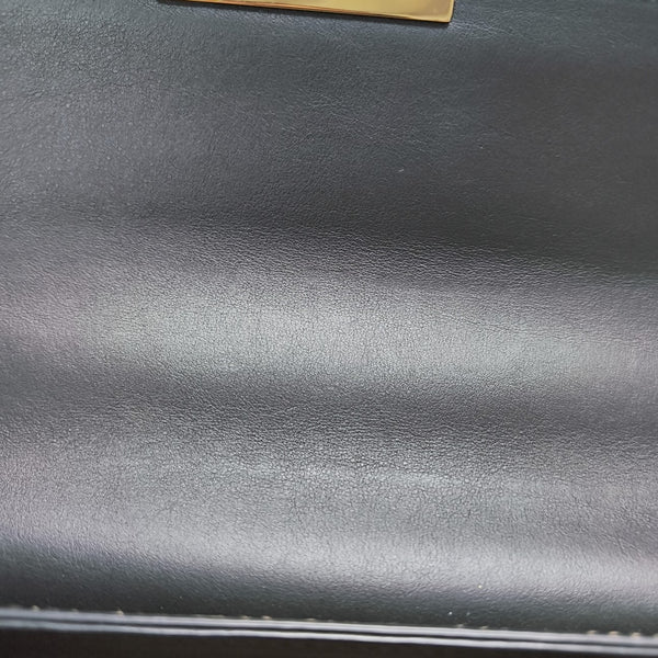 Padlock Small Monogram Coated Canvas Beige