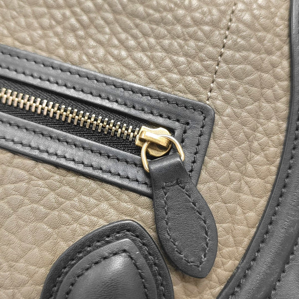 LUGGAGE Nano Calfskin Gray