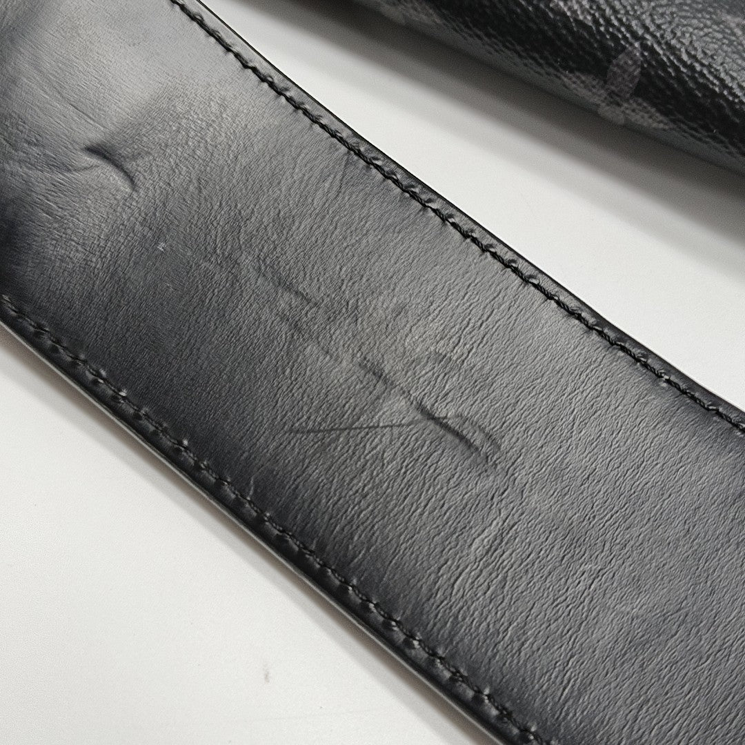 VOYAGER PM Monogram Coated Canvas Black