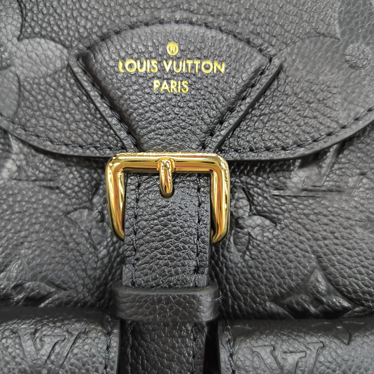 BACKUP Monogram Calfskin Black