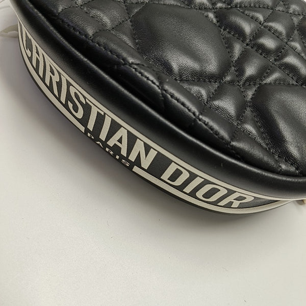 Dior Vibe Hobo Quilted Lambskin Black