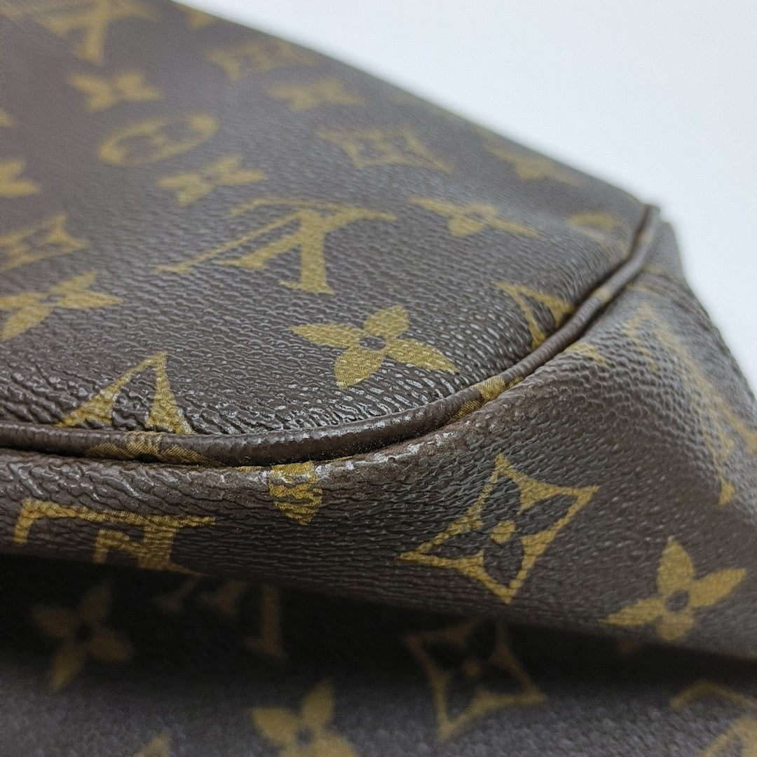 NEVERFULL MM Monogram Coated Canvas Brown