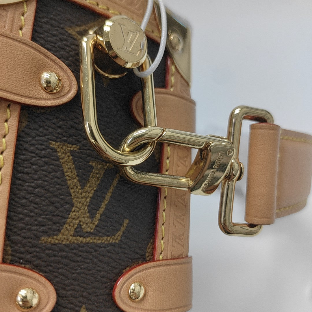 SIDE TRUNK PM Monogram Coated Canvas Brown