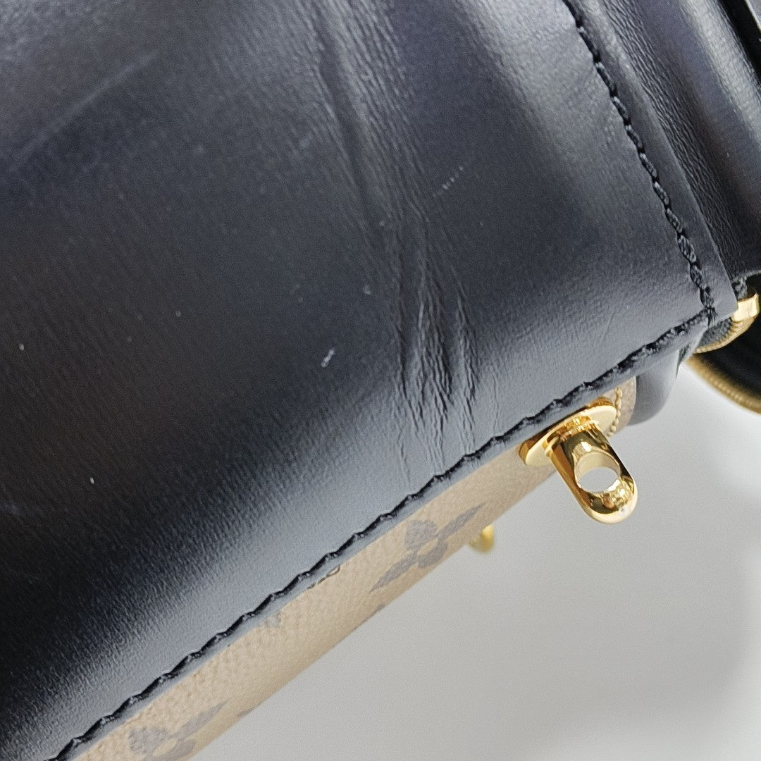 CANNES PM Monogram Coated Canvas Brown