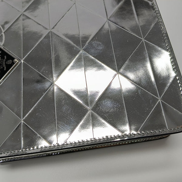 Panier Small Patent Leather Silver