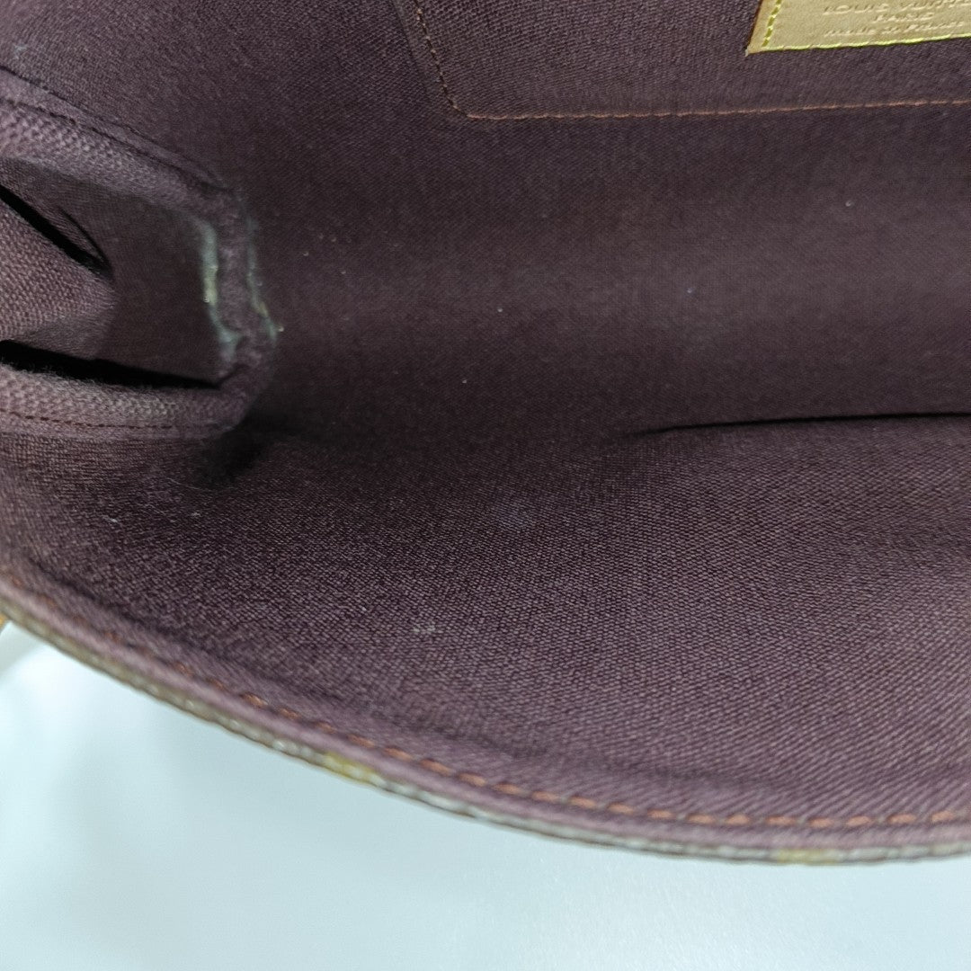 FAVORITE MM Monogram Coated Canvas Brown