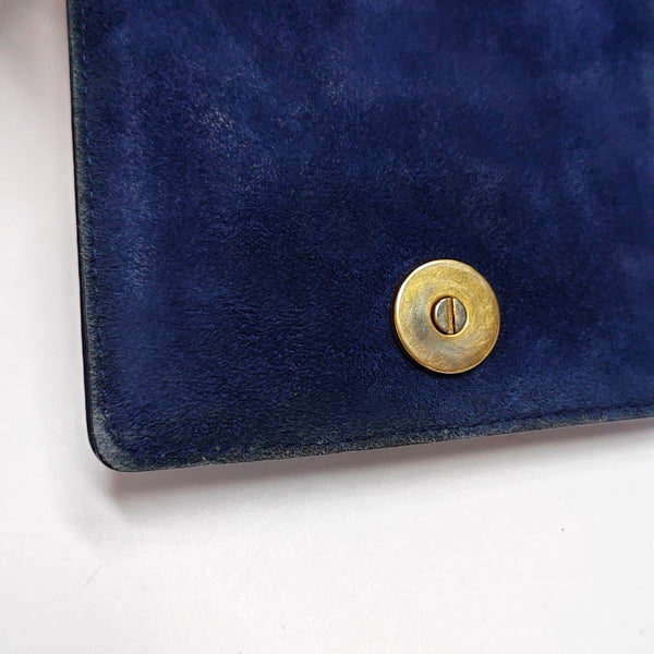 Authenticated pre-owned  Diorama Cannage Calfskin Blue - Shoulder Bag at Looply