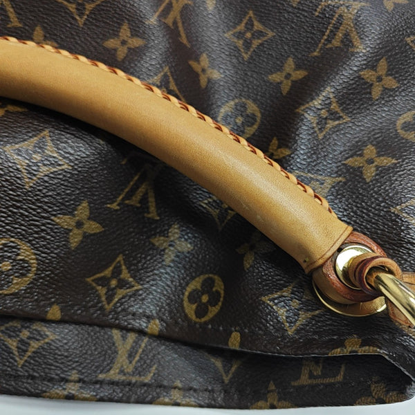 ARTSY MM Monogram Coated Canvas Brown