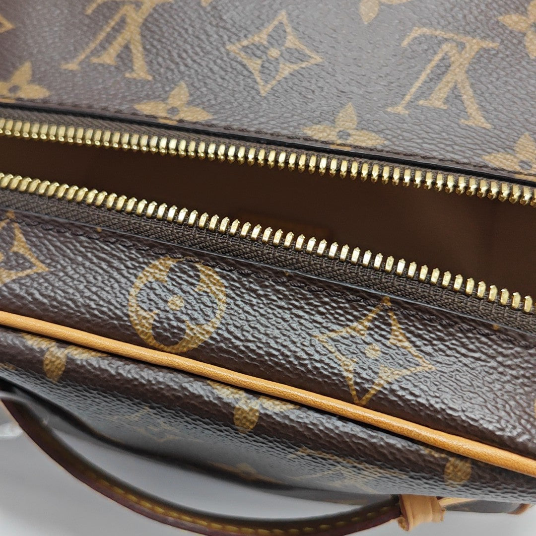 NICE Mini Monogram Coated Canvas Brown