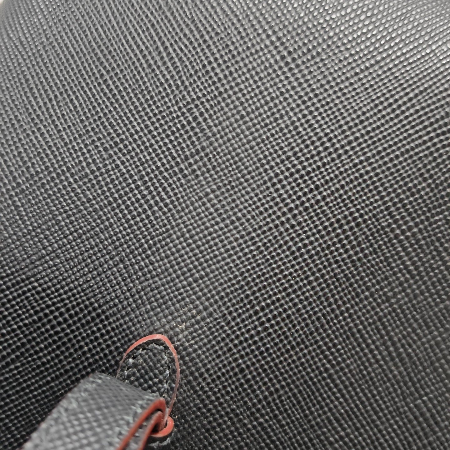 Denim Small Saffiano Calfskin Black