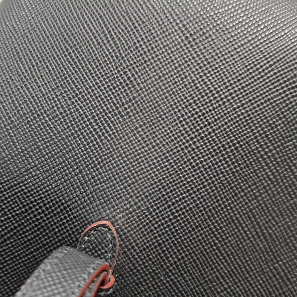 Denim Small Saffiano Calfskin Black