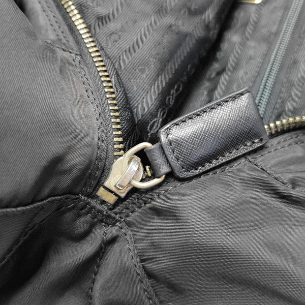 Nylon Shoulder Bag Black