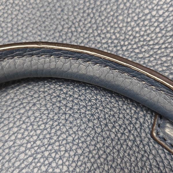 Calfskin Shoulder Bag Blue