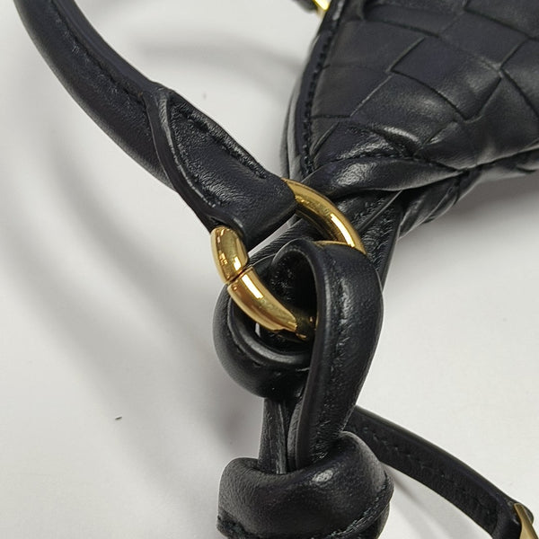Intrecciato Small Lambskin Black